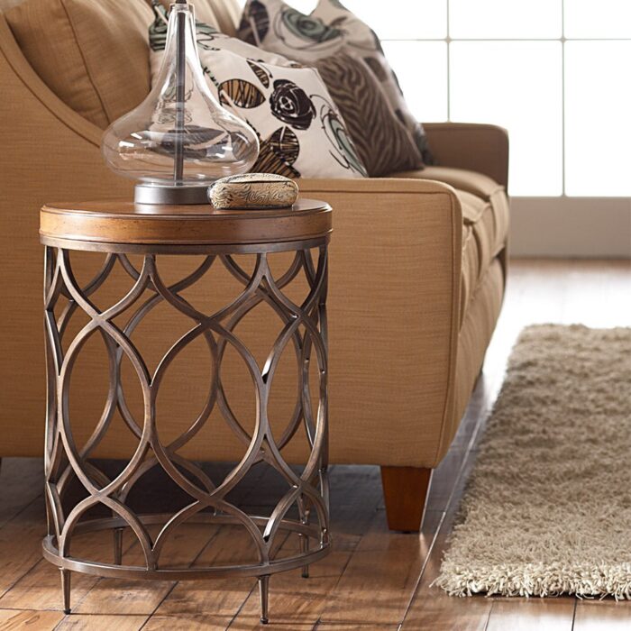 Hidden Treasures Round Lamp Table - Image 2