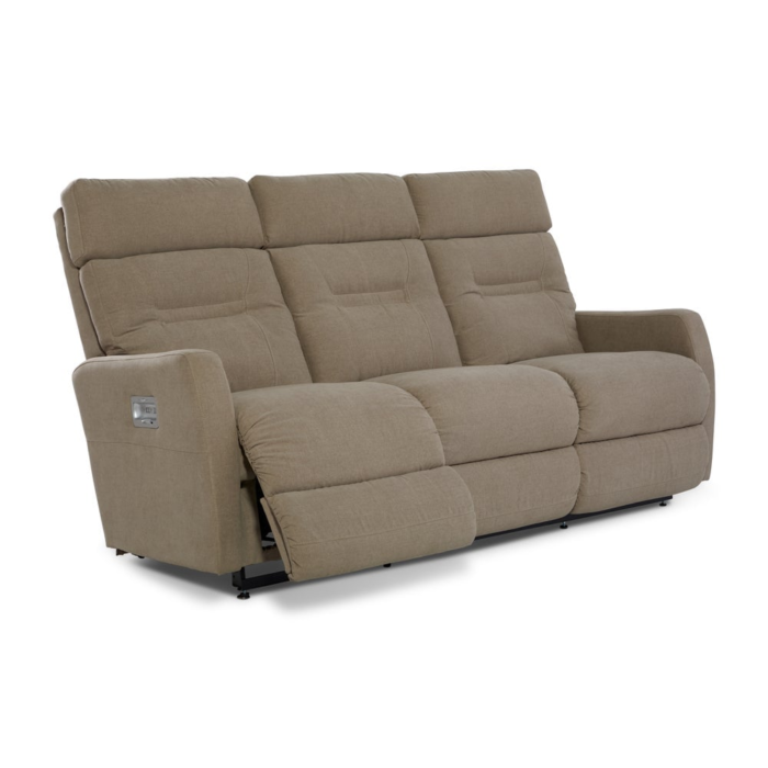 Lennon Power Wall Reclining Sofa w/ Headrest & Lumbar - Image 2