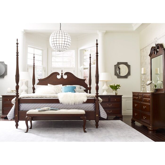 Hadleigh Rice Carved King Bed - Image 2