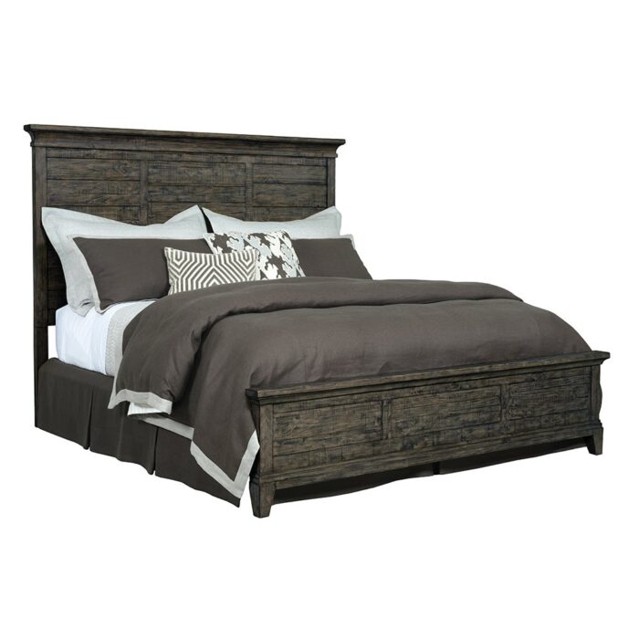Plank Road King Jessup Dark Panel Bed