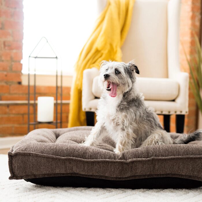 Baxter Flanged Mattress, Granite - Image 3
