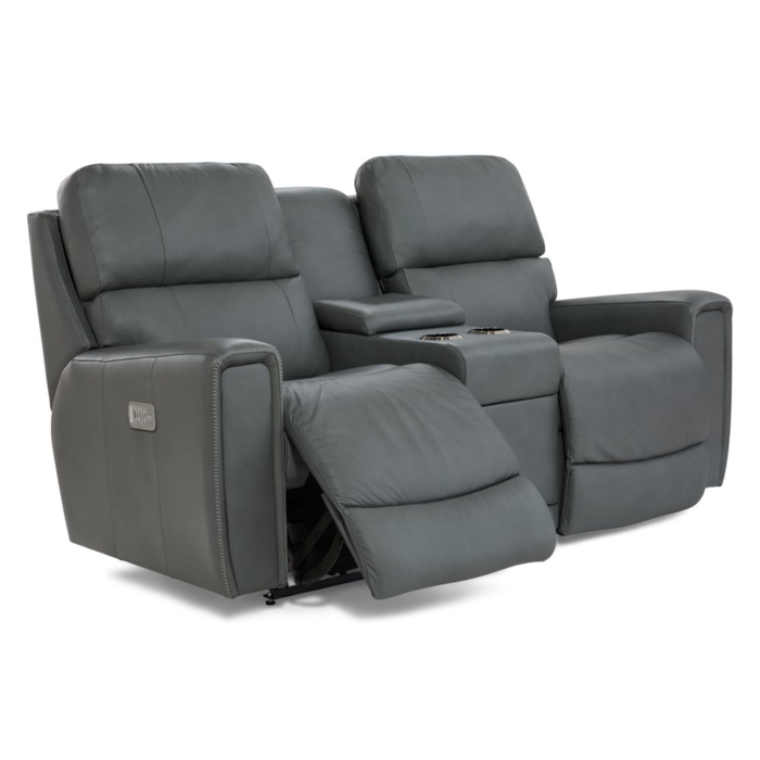 Apollo Power Reclining Sofa w/ Console Headrest & Lumbar - Image 2