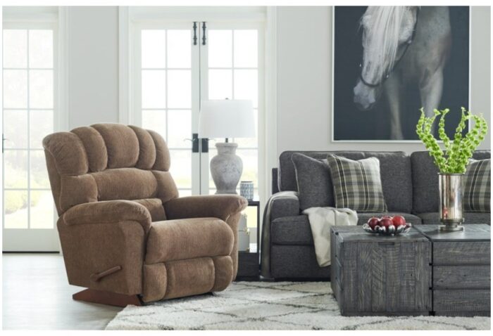 Randell Power Rocking Recliner w/ Headrest & Lumbar - Image 5