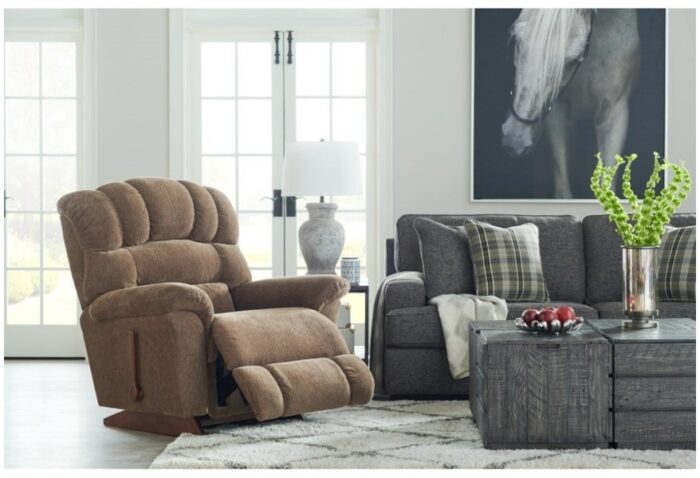 Randell Power Rocking Recliner w/ Headrest & Lumbar - Image 6