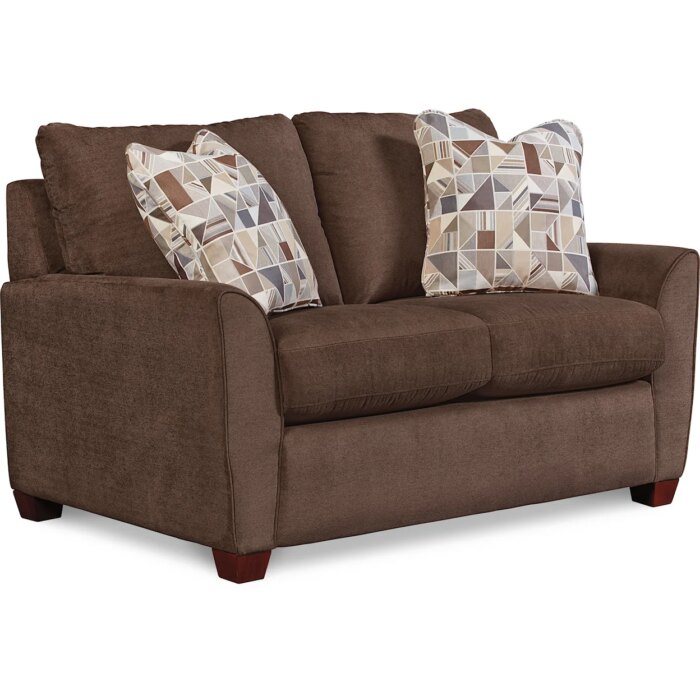 Amy Stationary Fabric Loveseat - Image 2
